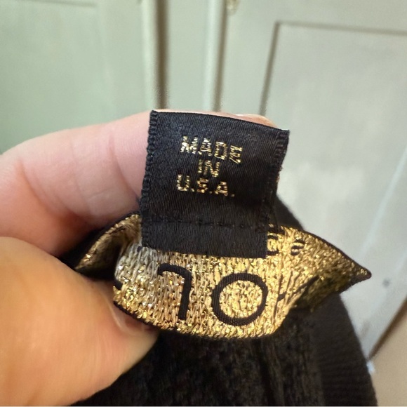 St.John Black Santana Knit Beaded Suit Set Including Longline Blazer and Pants - Picture 8 of 16